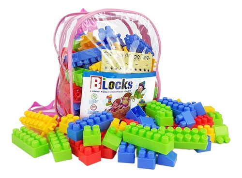 Juguete Clásica De Bloques Construcción Mega Bloks 100 Pcs