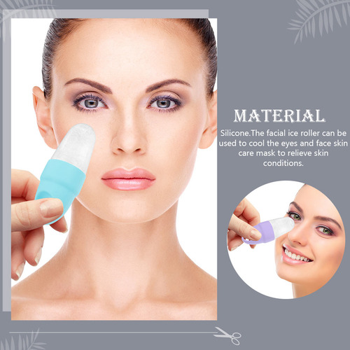 Rodillo Hidratante Portátil Para Masaje Facial, 2 Unidades