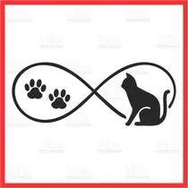 Comprar Calco Stickers Gato Infinito Auto Motos Termos Tuning Pc
