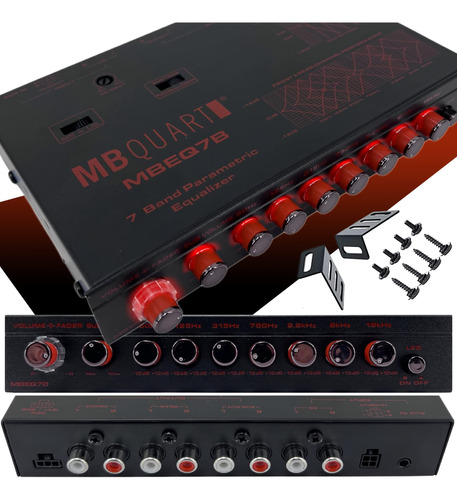Mb Quart Mbeq7b - Ecualizador Grfico De Audio Para Coche Con