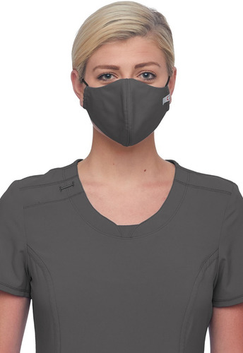 Cherokee Ww560 Paquete 5 Cubrebocas Anti Microbial Repelente Color Pwt - Gris Oxford