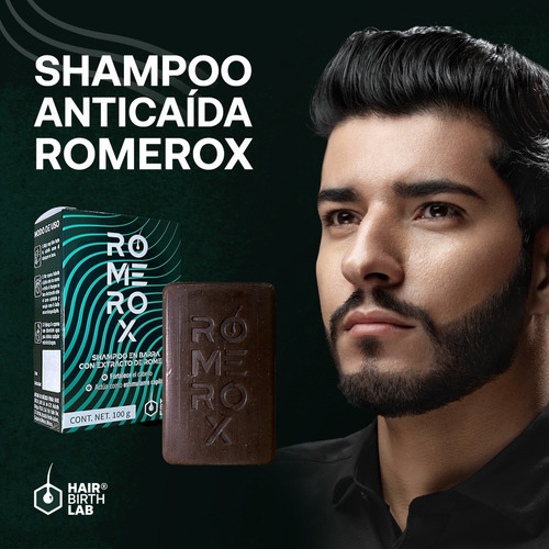 Shampoo Anticaída Romerox + Astopil Minoxidil 5% 15g 2pack
