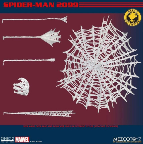 Imagen 4 de 5 de Mezco One:12 Spider-man Spiderman 2099 Exclusivo Fpx Hot Toy