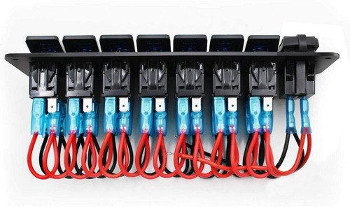 Panel Botones Interruptor 12v A 24v Botonera Switch Autos 7b