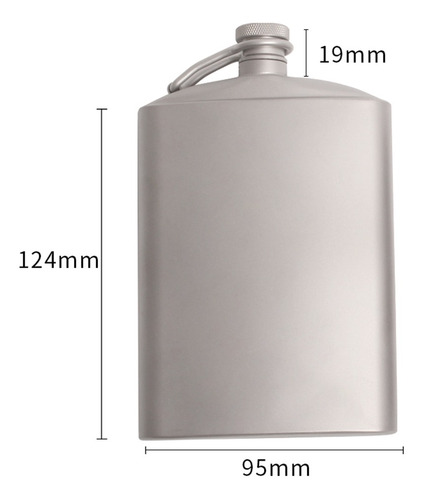 De Titânio Portátil Para Bebidas Alcoólicas Recipiente De
