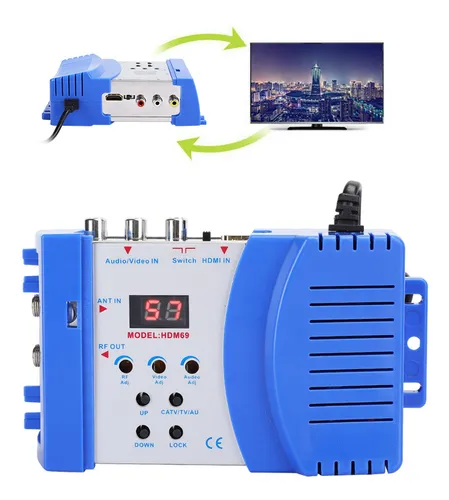 Digital Rf Modulator Hdmi Hdm69 Converter Av-rf Vhf Uhf