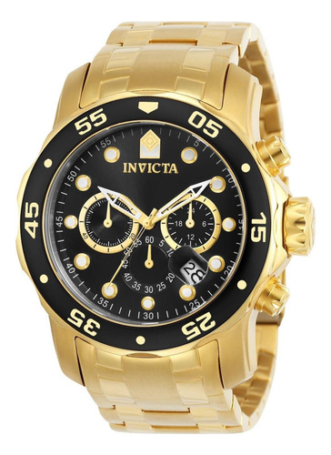 Reloj Invicta Para Hombre 0072 Pro Diver Collection Chapado