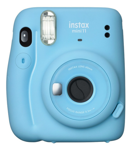 Imagen 2 de 10 de Camara Instantanea Instax Mini 11 Sky Blue Rollo