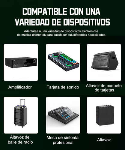 Tuomo Transmisor Y Receptor Inalámbrico Xlr Sistema Micrófono Inalámbrico Uhf 30m 8horas,adaptador De Micrófono Inalámbrico Para Micrófonos Dinámicos,mezcladores,sistema De Pa,guitarra