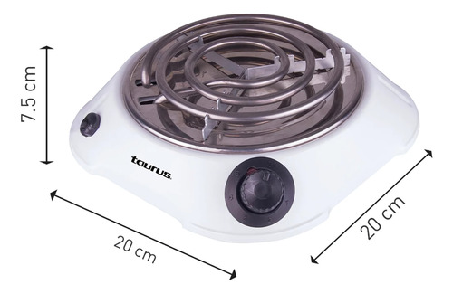 Parrilla Eléctrica Taurus Alpha Control De Temperatura 700w