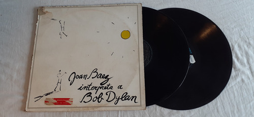 Joan Baez Interpreta A Bob Dylan Promo Doble Lp Vinilo Ex