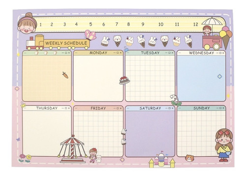 Bloco De Notas Planner Semanal