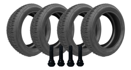 Kit 4 Pneu 225/45/17 Remold Com Borracha Vipal +4 Bico