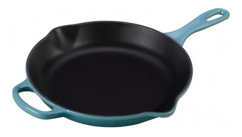 Frigideira Le Creuset Skillet Redonda Signature Cor Azul Caribe