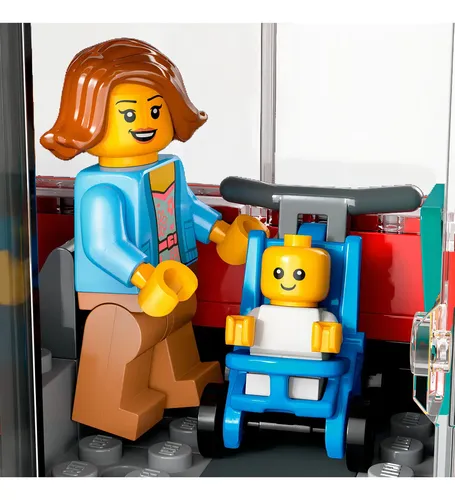Lego City Ônibus 60407 Panorâmico Vermelho 384 peças