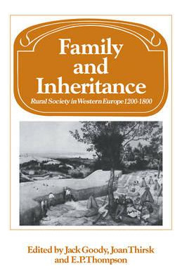 Libro Family And Inheritance : Rural Society In Western E...