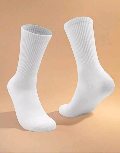 A 6 Pares Calceta Deportiva Unisex Calcetin Largo Algodon