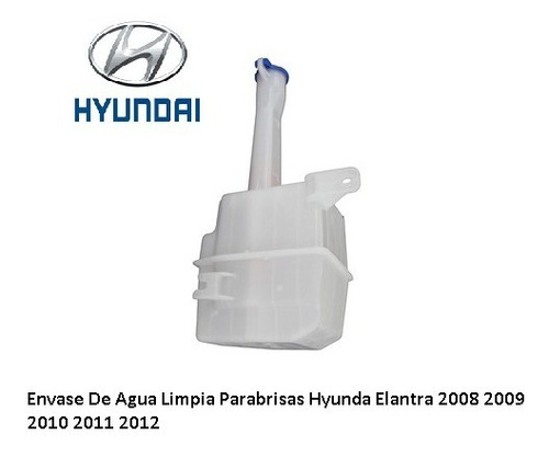 Envase Agua Limpia Parabrisas Hyundai Elantra 2011 2012