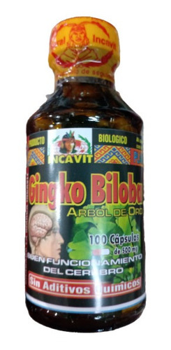 Gingko Biloba 100 Capsulas 500 Mg