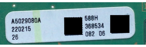 Main Sony A5029080a 588 / 1-010-115-11 / Modelo Xr-100x92 (Usado)