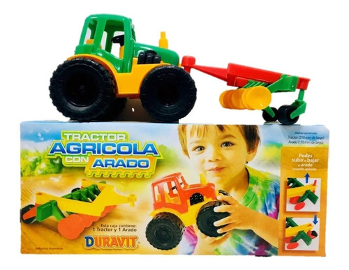 Tractor Agrícola Con Arado - Duravit