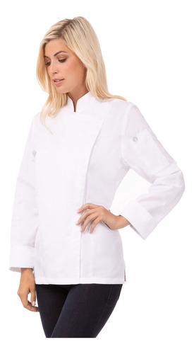 Chef Works Chaqueta Chef Lansing Mujer Blanco Mediano