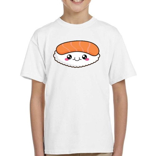 Remera De Niño Sushi Comida Japonesa Rolls I Love M7