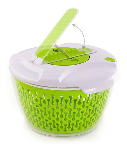 Imagen 4 de 9 de Centrífuga De Verduras 6,5 Lt. Escurridor Secador Ilko