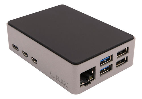 Carcasa Raspberry Pi 5 Disipador Aluminio Pad Térmico Flirc