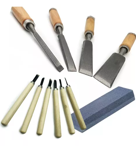 Juego de 8 piezas de madera tallado mano cincel herramienta herramientas de  tallado carpintería profesional gubias nuevo envío gratis