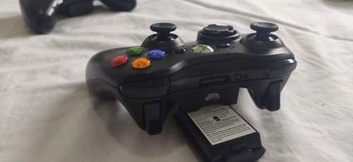 Controle Microsoft Xbox 360 Original Preto (Recondicionado)