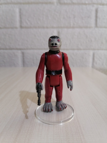 Star Wars Vintage, Snaggletooth De 1978 : Arma Repro Y Base