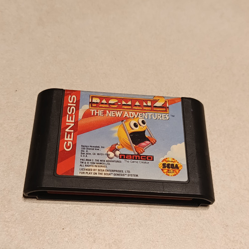 Sega Juego Original Pac-man 2 Sega Génesis 16bits (Usado)