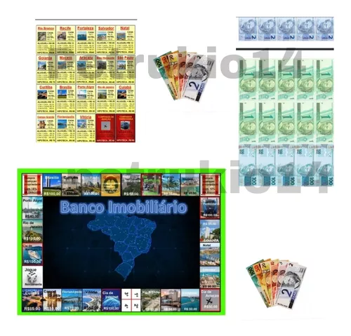 Jogo de Tabuleiro - Banco Imob…