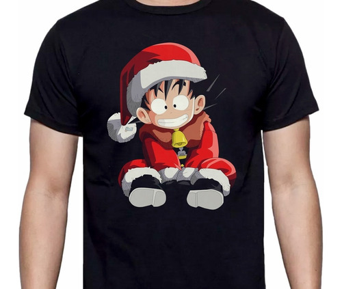 Dragon Ball - Goku - Navidad -  Santa Claus - Polera - Cyco