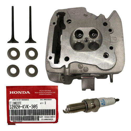 Cabeçote Xre 300 / Cb 300 2009 A 2012 Kit Original Honda