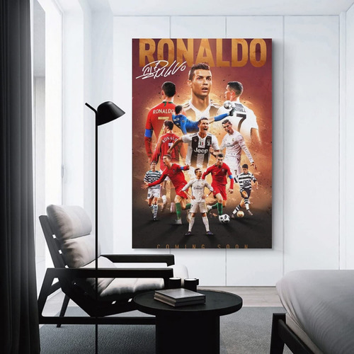 Póster De Lona Impresa De Cristiano Ronaldo De 30x45cm