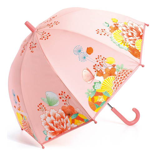 Paraguas Infantil Djeco 70cm X 68cm Diseños Ilustrados