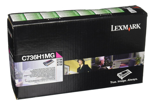 Toner Original Lexmark C736h1mg C736 X736 X738 (magenta) 