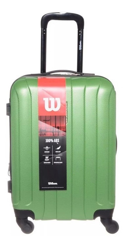 Valija Wilson Mediana Rígida Lisa 4 Ruedas Ligera Cuotas
