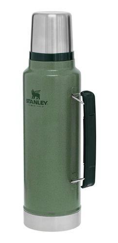 Imagen 2 de 5 de Termo Stanley Classic Legendary Bottle 1.5 QT de acero inoxidable hammertone green