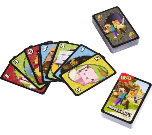 Juego De Cartas Minecraft Compatible Con Uno