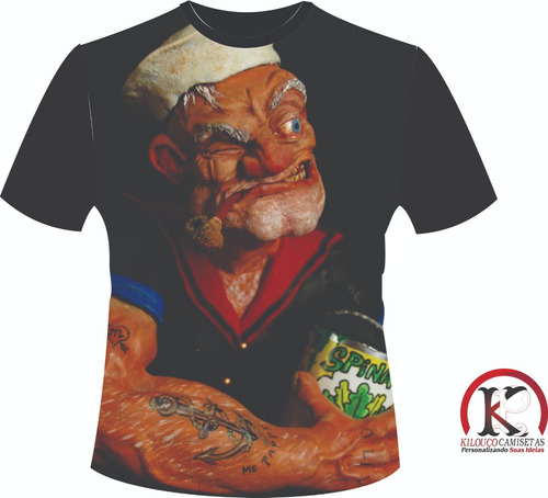 Camiseta Marinheiro Popeye Poker