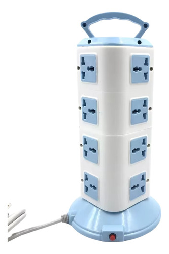 Multitoma Eléctrica Vertical Universal  16 Conexiones 3 Usb