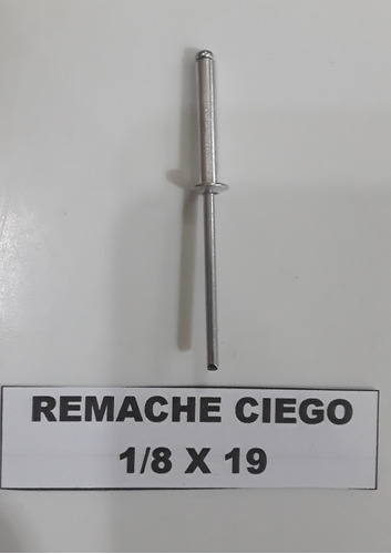 Remache Ciego De Aluminio 1/8x19    X50 Unidades