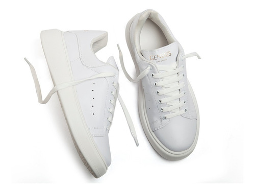Zapatillas Genesis Urbana Mujer Hombre Blanco Envió Gratis