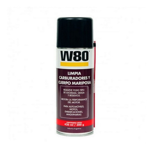 Limpia Carburadores Y Cuerpos De Mariposa Aerosol W80x400ml