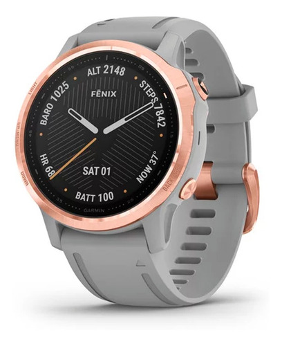 Reloj Garmin Fenix 6 S Zafiro Gris Rosa Oro Gps Smartwatch
