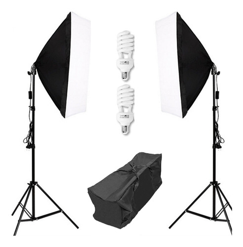 Kit De Iluminación Profesional Weifeng Softbox Sb1007b 30w