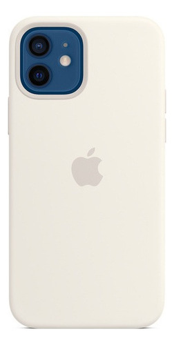 Funda De Silicona Apple Con Magsafe Blanca Para iPhone 12 Y 12 Pro